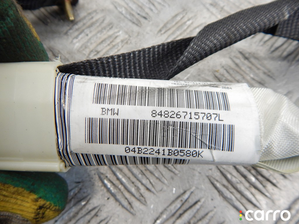 72128267157, 8267157 Подушка безопасности боковая (шторка) левая BMW X5-series (E53) 2004г. - фото №2