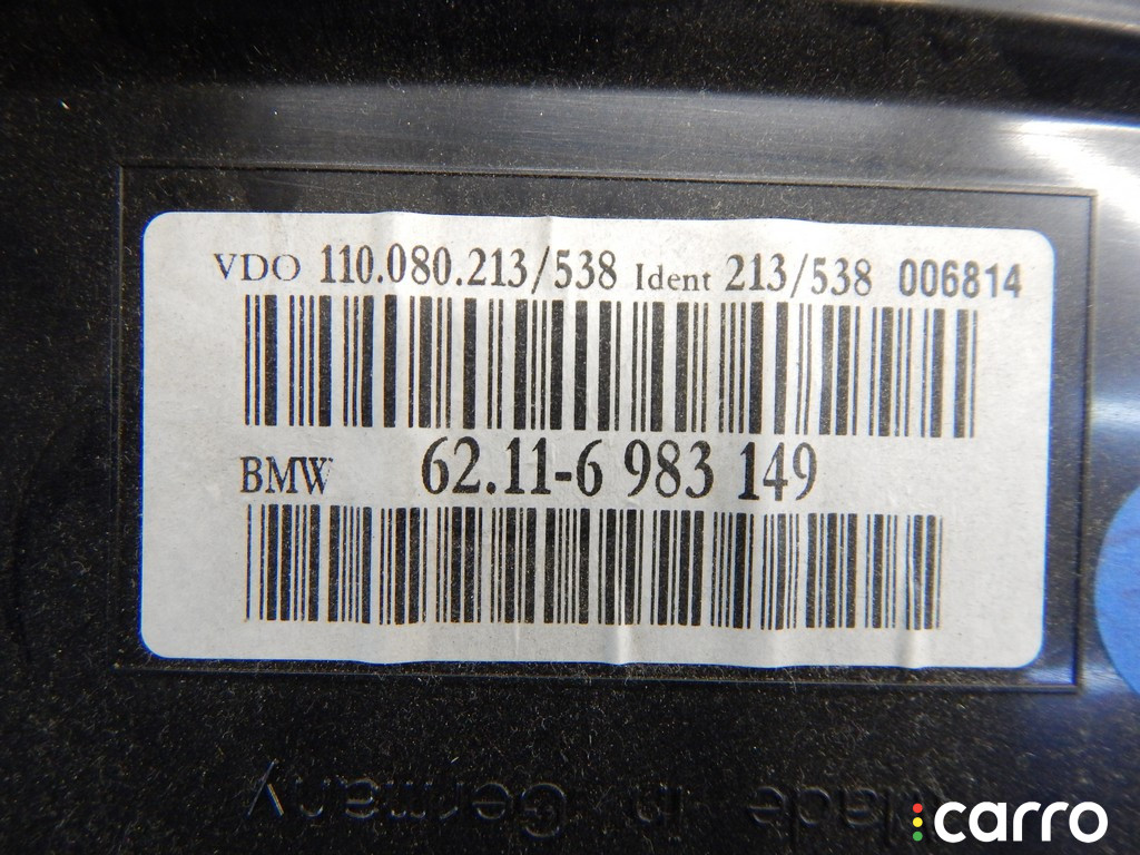 62116983149, 6983149, 62119153751, 9153751, 62116968721, 6968721, 62116974572, 6974572, 62116971894, 6971894, 62119130125, 9130125, 62119135249, 9135249, 62119149959, 9149959, 62109168860, 9168860, 62109177255, 9177255, 62109194885, 9194885 Щиток приборов (приборная панель) BMW 5-series (E60/61) 2005г. - фото №3