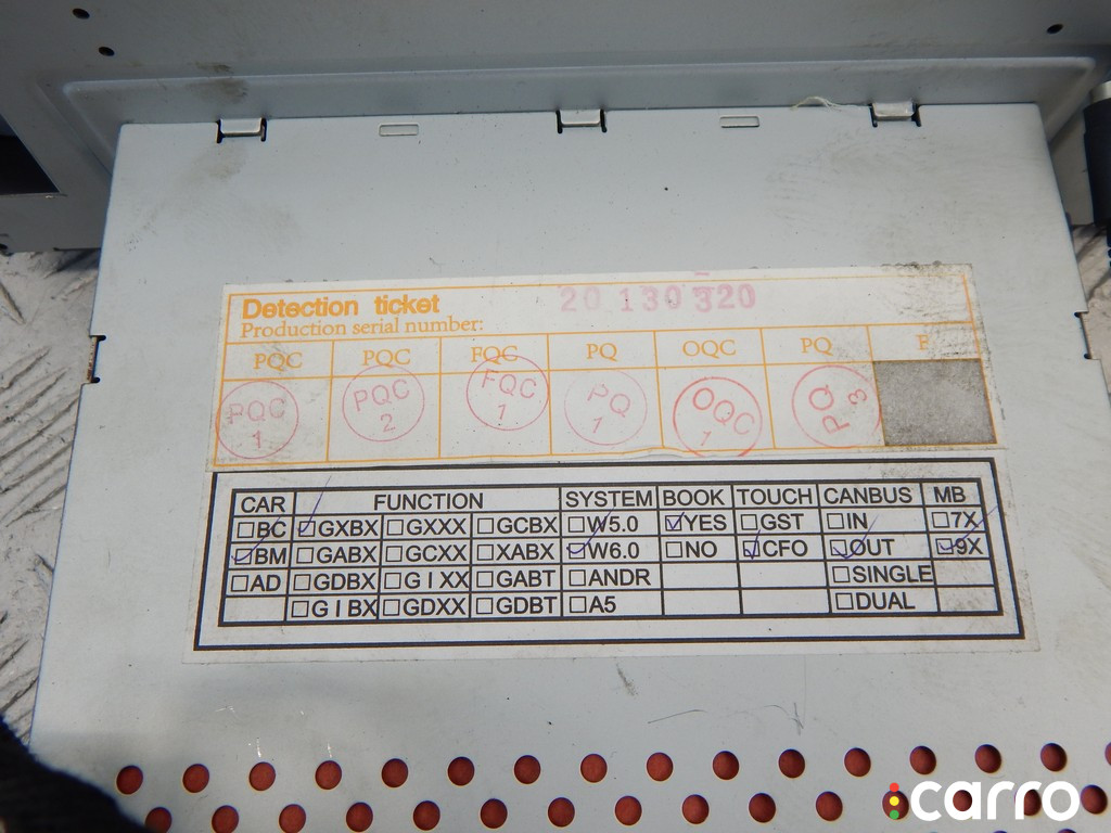 Магнитола BMW X5-series (E53) 2003г. - фото №4