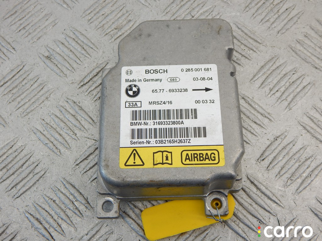 6912755, 6905491, 6933238, 6962530, 65776912755, 65776933238, 65776962530, 65776905491, 65776904696, 6904696, 65776912123, 6912123, 65779345358, 9345358 Блок AirBag BMW X5-series (E53) 2003г. - фото №1