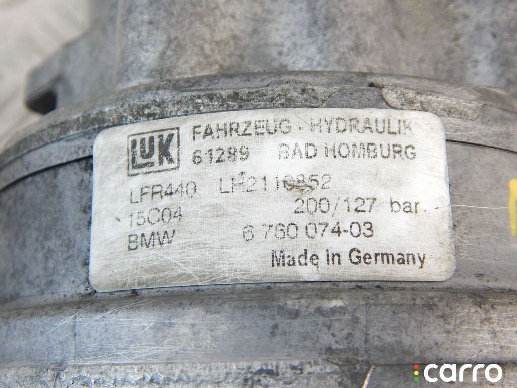 6760074, 32416760074 Насос гидроусилителя руля BMW 7-series (E65/66) 2004г. - фото №2