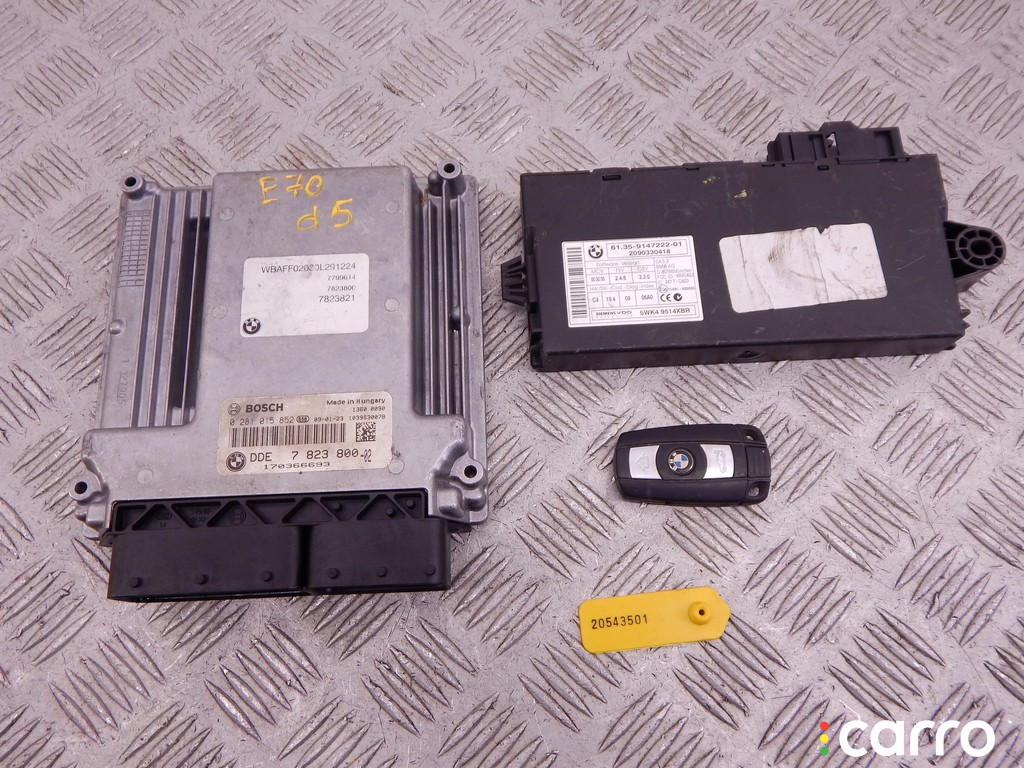 13617823800, 7823800, 13618509036, 8509036 Блок управления двигателем BMW X5-series (E70) 2009г. - фото №1