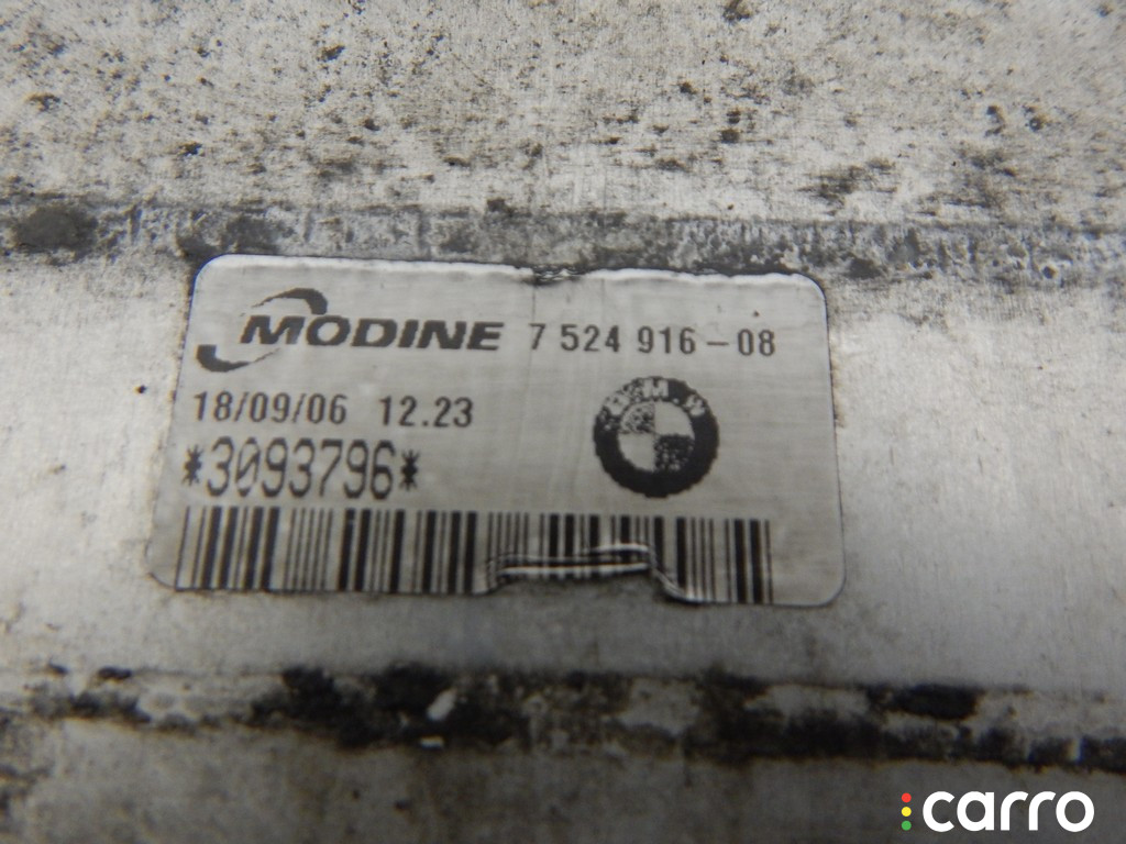 7524916, 17517524916 Интеркулер BMW 3-series (E90/91/92) 2006г. - фото №4