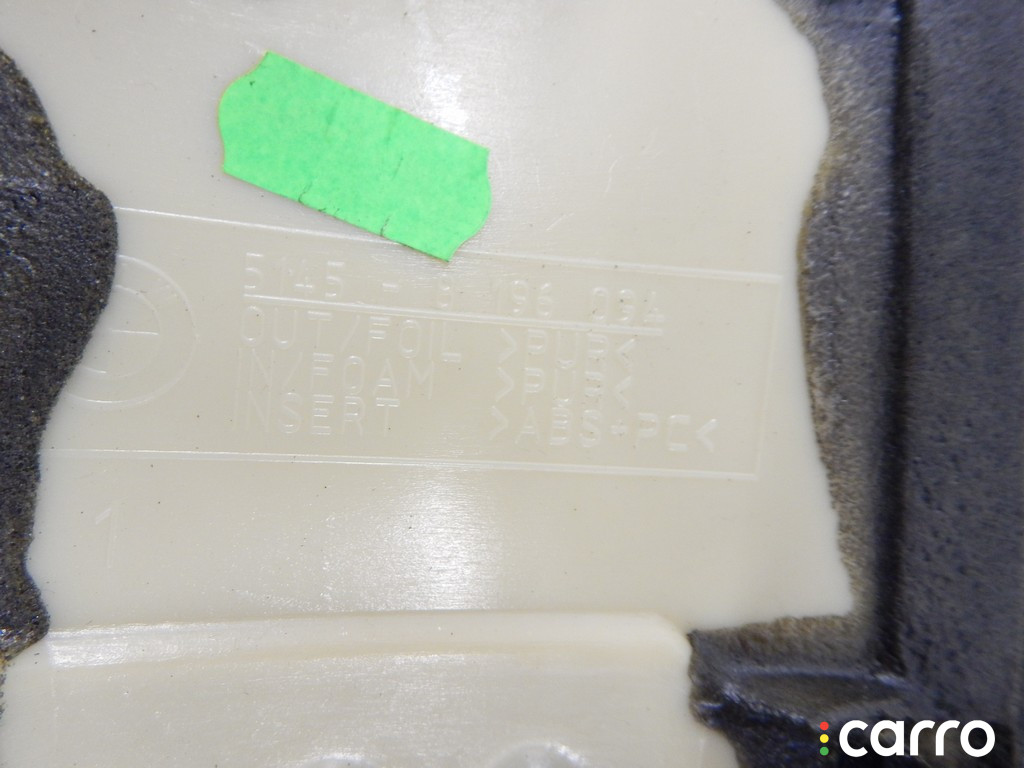 51458196094, 8196094 Крышка подушки безопасности пассажира BMW 3-series (E46) 2001г. - фото №3