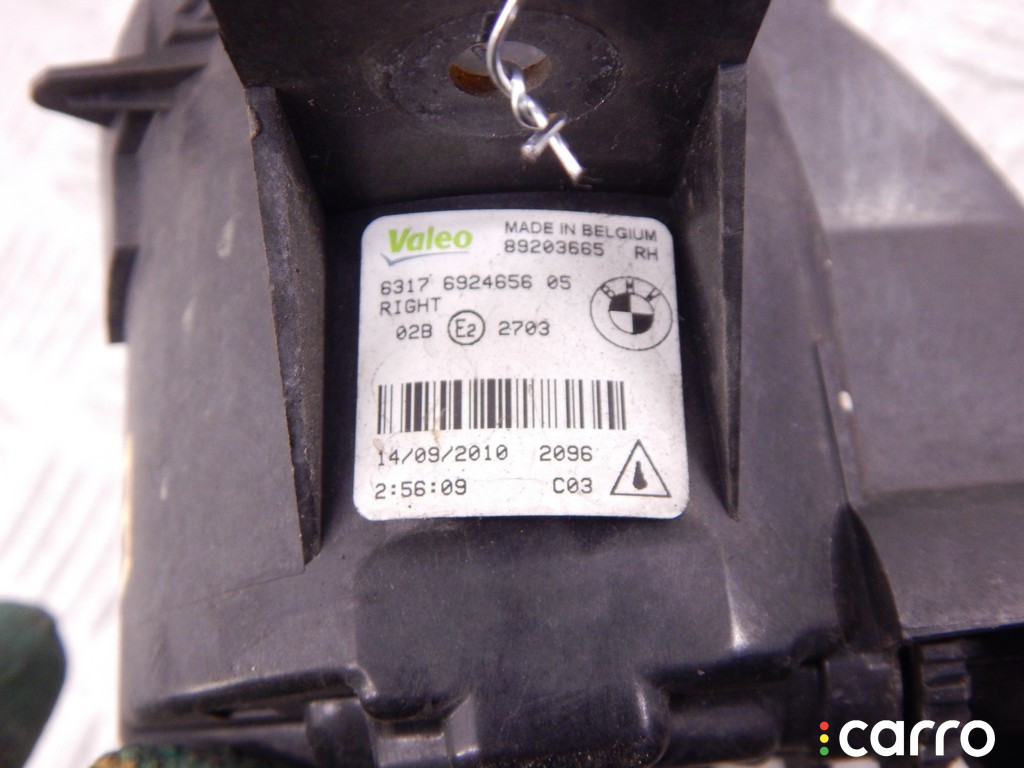 6924656, 63176924656, 63177837502, 7837502 Фара противотуманная правая BMW X5-series (E70) 2008г. - фото №4