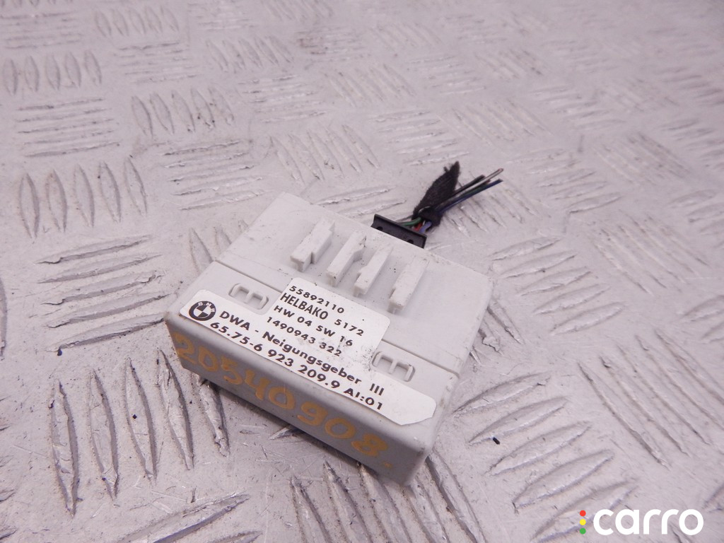 6923209, 65758382240, 65756923209, 8382240 Датчик курсовой устойчивости BMW X5-series (E53) 2002г. - фото №1