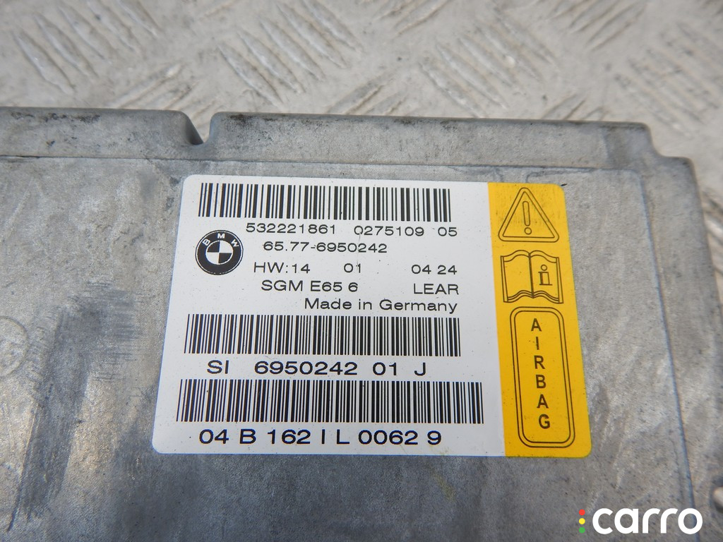 65776960943, 65779130203, 9130203, 65776967658, 6967658, 65776943959, 6943959, 65776950242, 6950242, 65776955150, 6955150, 6960943, 65776972648, 6972648, 65776983067, 6983067, 65779115360, 9115360, 65772298857, 2298857, 65779149934, 9149934 Блок AirBag BMW 7-series (E65/66) 2004г. - фото №4