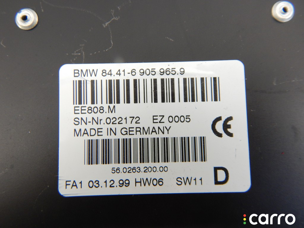 4108516, 84416905965, 6905965, 84414108516, 84416915046, 6915046, 84416913349, 6913349, 84416905967, 6905967, 84416903886, 6903886, 84416902293, 6902293, 84416902125, 6902125, 84416901416, 6901416, 84418385705, 8385705 Блок управления телефоном BMW 5-series (E39) 2000г. - фото №2