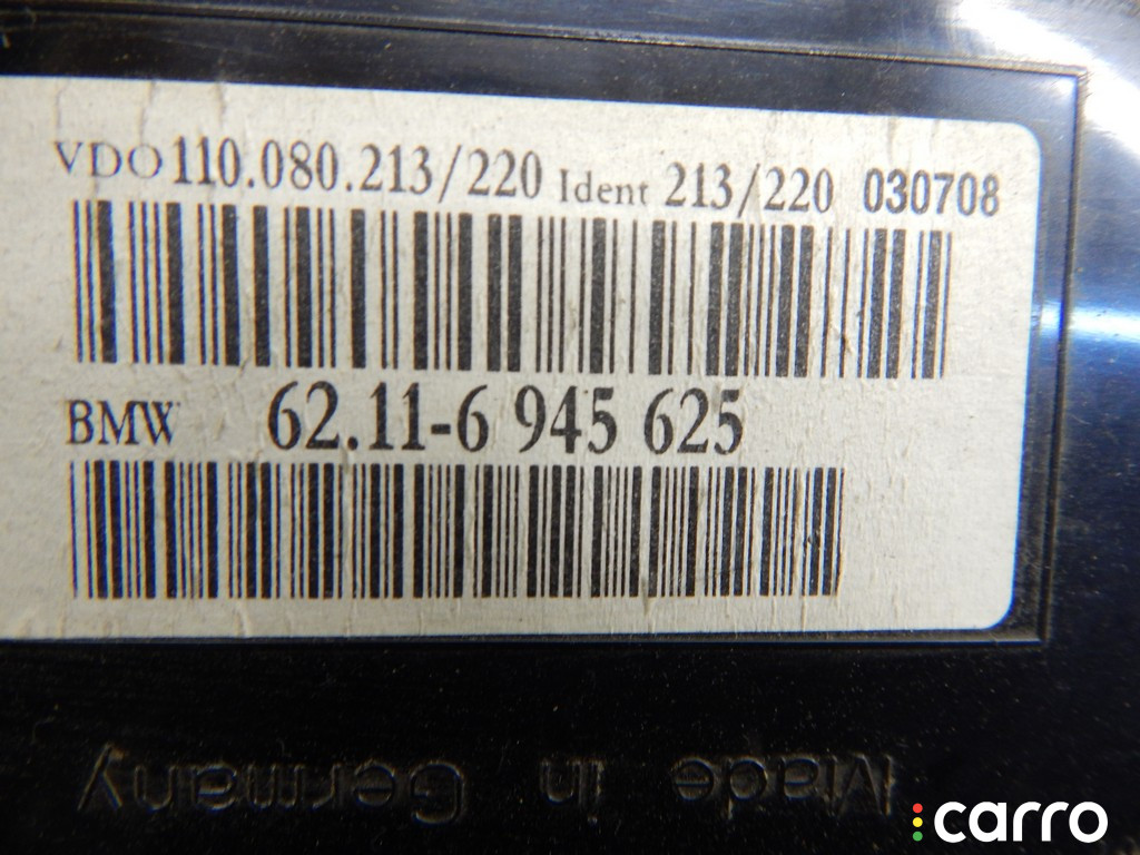 6944118, 6958592, 62116945625, 6945625, 62116958592, 62106947355, 6947355, 62116944118, 62116942936, 6942936, 62116937610, 6937610, 62116935747, 6935747, 62116936073, 6936073, 62116933347, 6933347 Щиток приборов (приборная панель) BMW 5-series (E60/61) 2004г. - фото №5