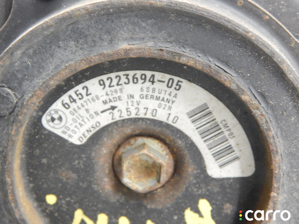 9225703, 9223694, 64529225703, 64529223694 Компрессор кондиционера BMW X1-series (E84) 2014г. - фото №2