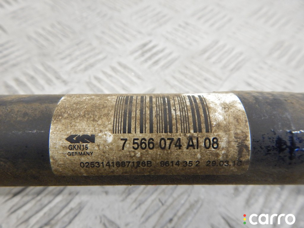 7566074, 33207566074 Полуось задняя (приводной вал, ШРУС) BMW 7-series (F01/02) 2010г. - фото №5