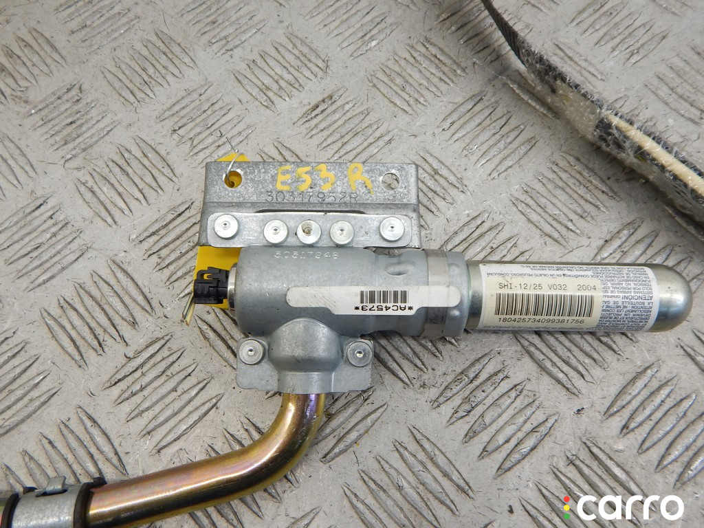 72128267158, 8267158 Подушка безопасности боковая (шторка) правая BMW X5-series (E53) 2004г. - фото №2