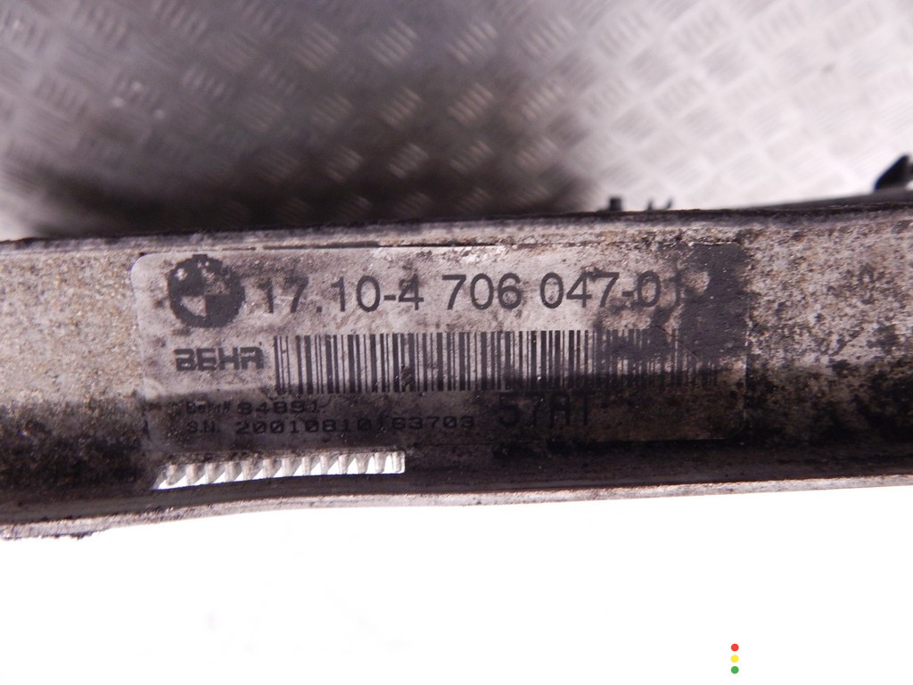 17101439103, 1439103, 17107544668, 7544668 Радиатор (основной) BMW X5-series (E53) 2001г. - фото №7