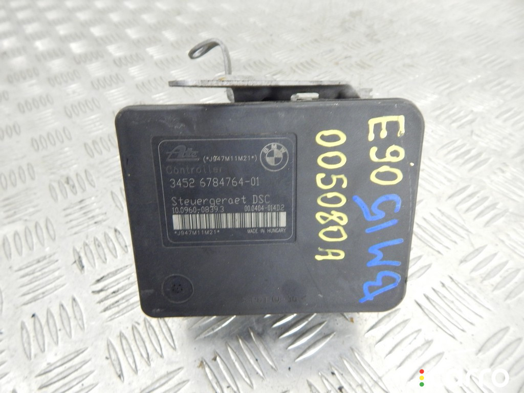 6784764, 34526784764 Блок ABS BMW 3-series (E90/91/92) 2008г. - фото №1