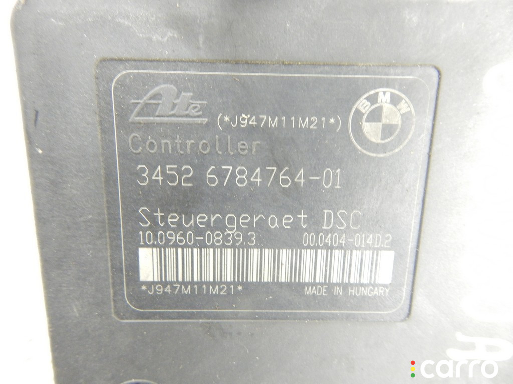 6784764, 34526784764 Блок ABS BMW 3-series (E90/91/92) 2008г. - фото №2