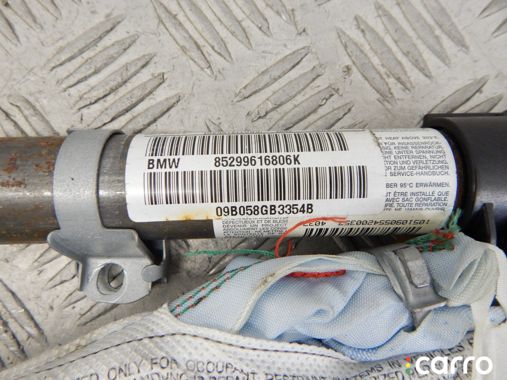 72122996168, 2996168 Подушка безопасности боковая (шторка) правая BMW 1-series (E87) 2009г. - фото №5