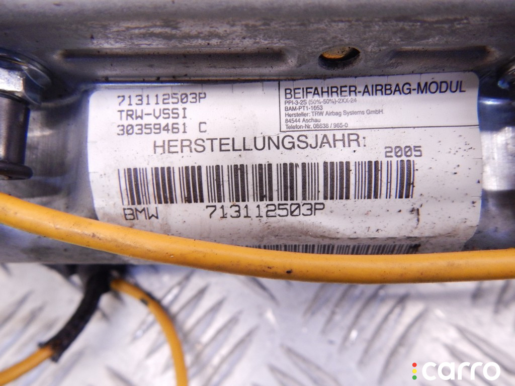 72128402260, 8402260, 72127131125, 7131125 Подушка безопасности пассажира BMW X5-series (E53) 2005г. - фото №4