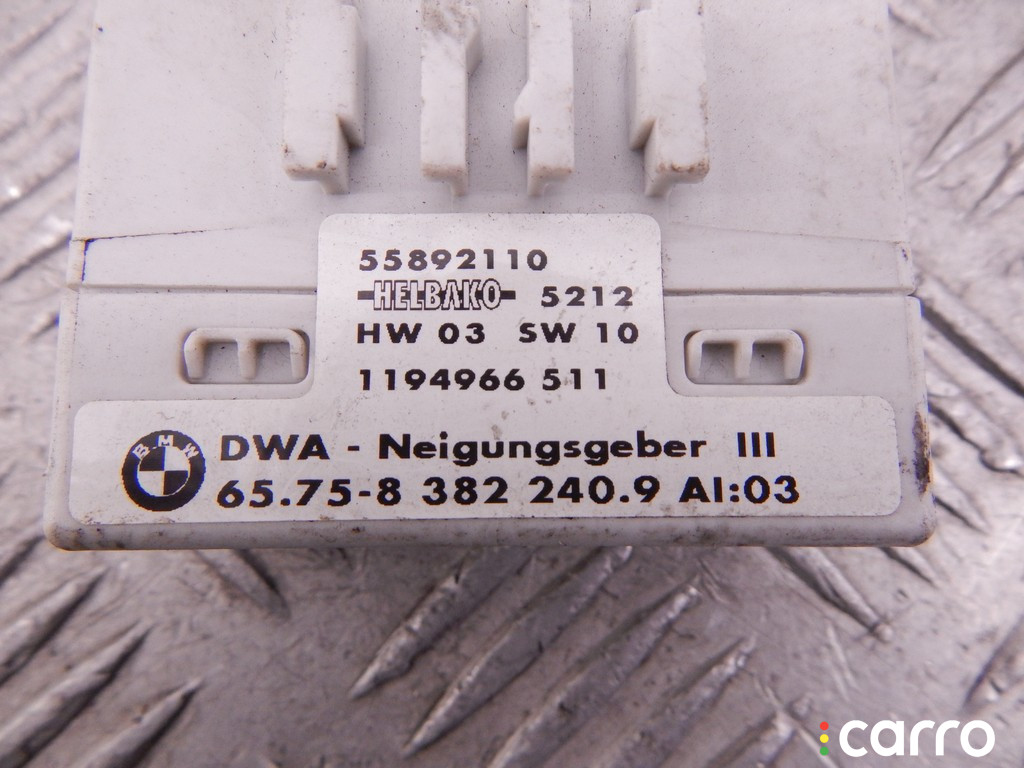 6923209, 65758382240, 65756923209, 8382240 Датчик курсовой устойчивости BMW X5-series (E53) 2002г. - фото №3