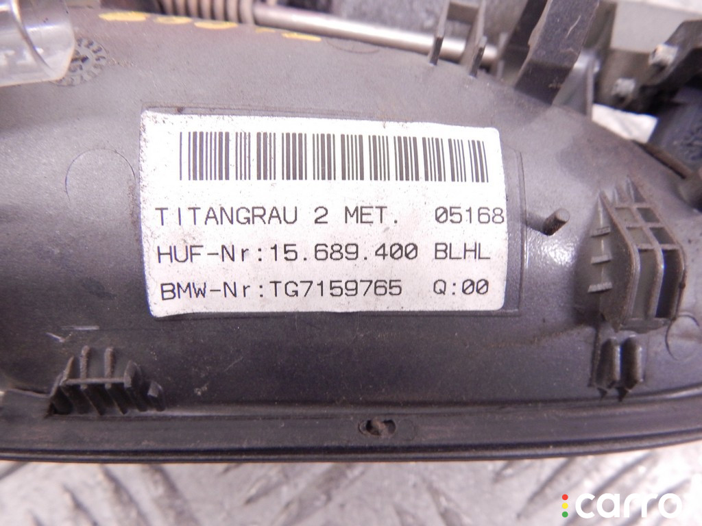 51217191901, 7191901, 51217159239, 7159239 Ручка наружная передняя левая BMW 7-series (E65/66) 2005г. - фото №3