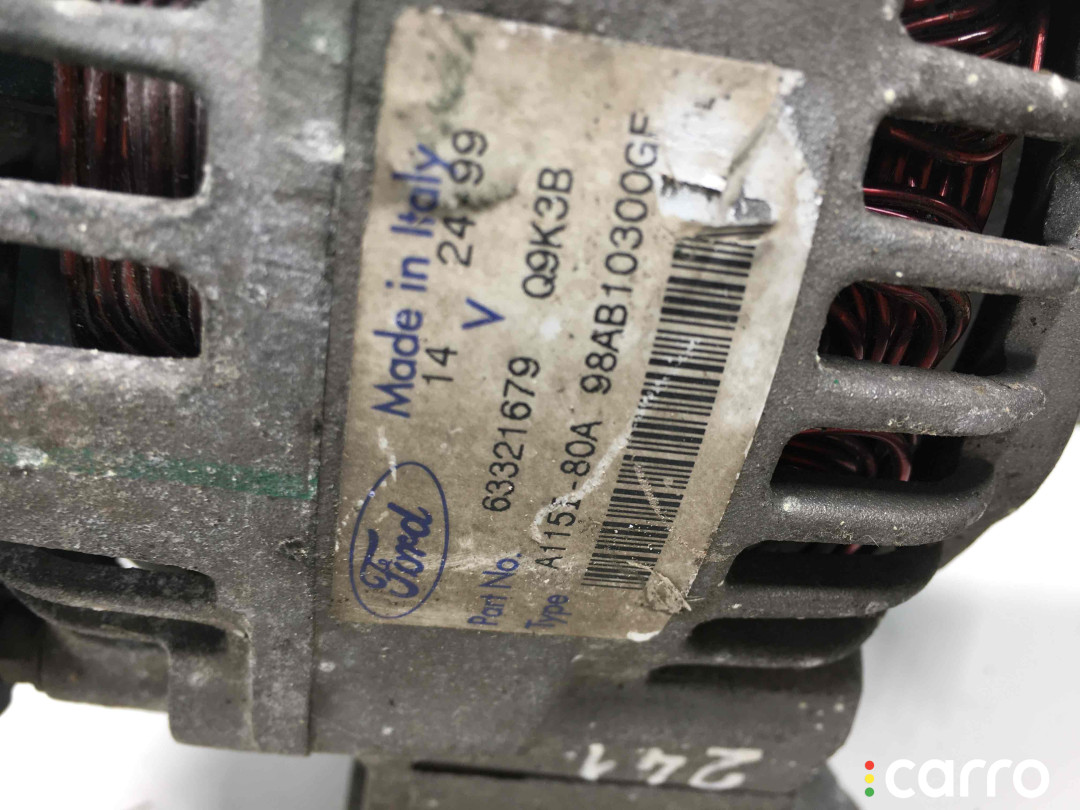 98AB10300GF, 63321679 Генератор Ford Focus 2004г. - фото №6