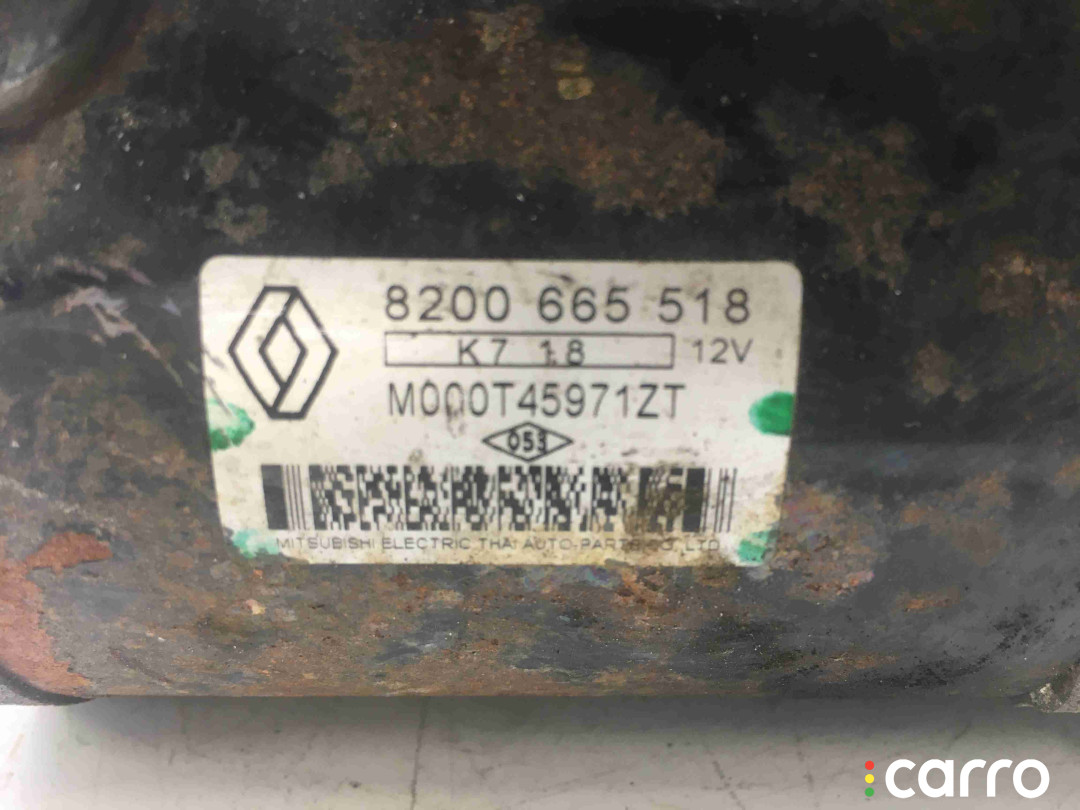 8200665518, M000T45971ZT Стартер Renault Scenic 2005г. - фото №3