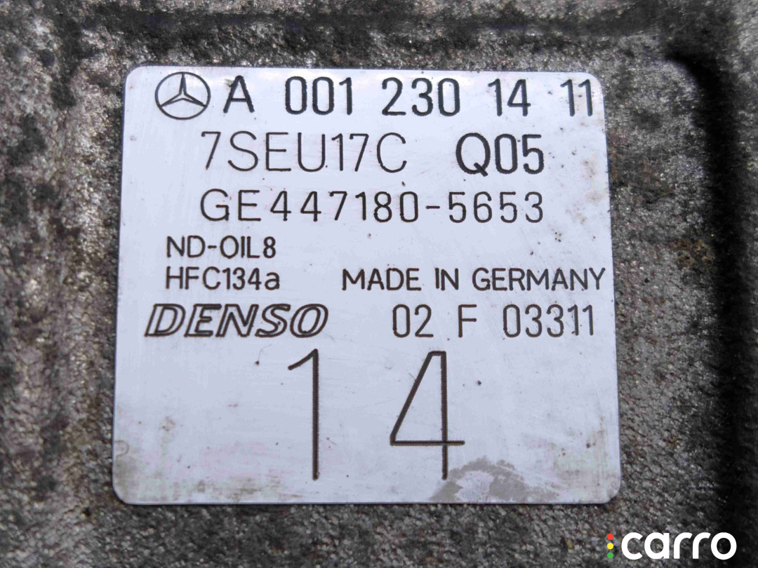 A0012301411, 0012301411 Компрессор кондиционера Mercedes E-klasse 2004г. - фото №6