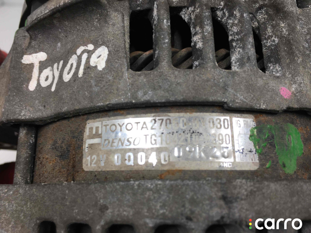 270600Y030, 1042109290 Генератор Toyota Yaris 2010г. - фото №8