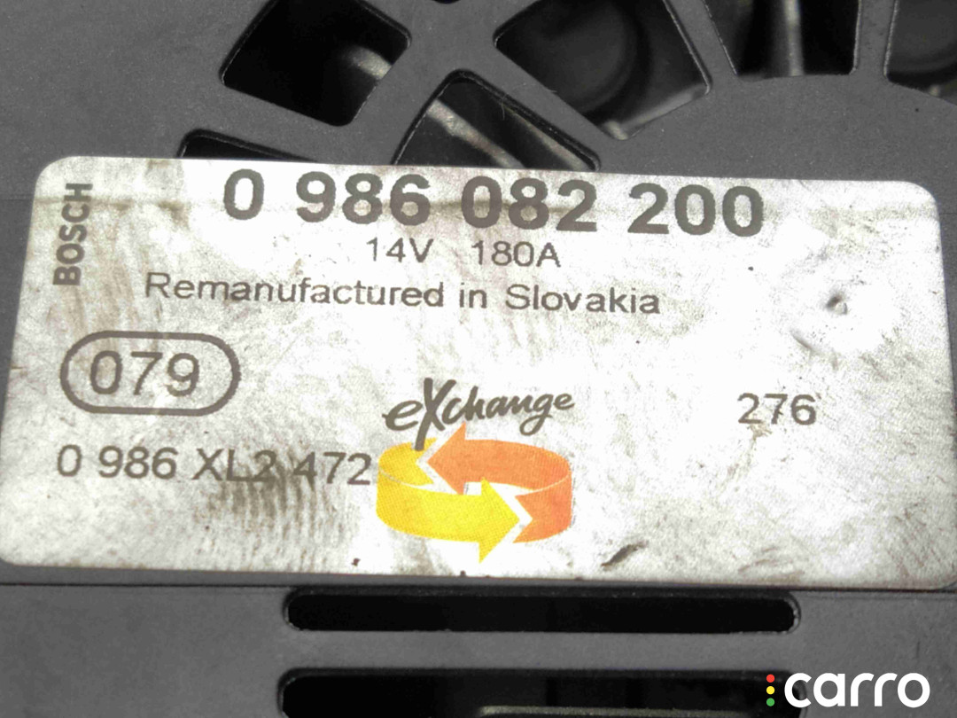 7802261, 12318509023, 8509023, 12317802261, 0986082200 Генератор BMW 3 E90/E91/E92/E93 2011г. - фото №10