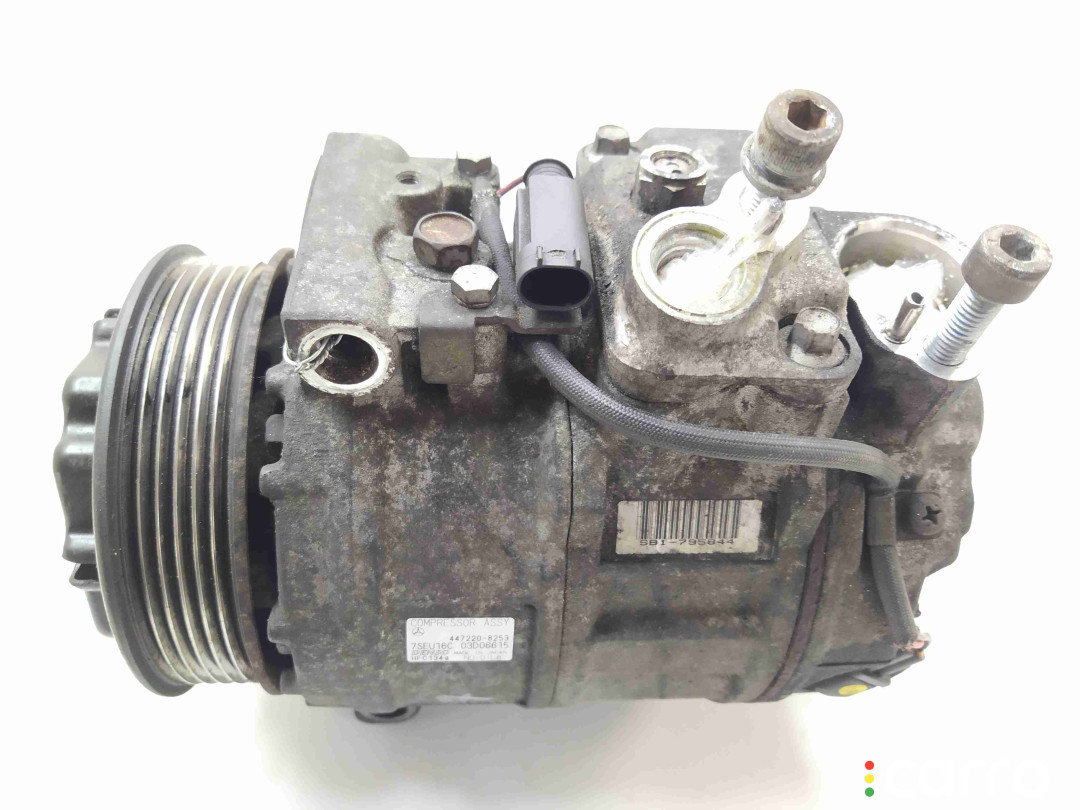 4472208253, A0002308811 Компрессор кондиционера Mercedes ML W163 2002г. - фото №3