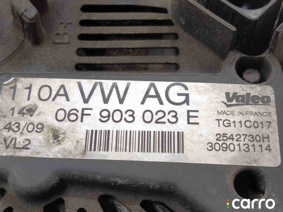 06F903023E Генератор Volkswagen Caddy 2010г. - фото №8