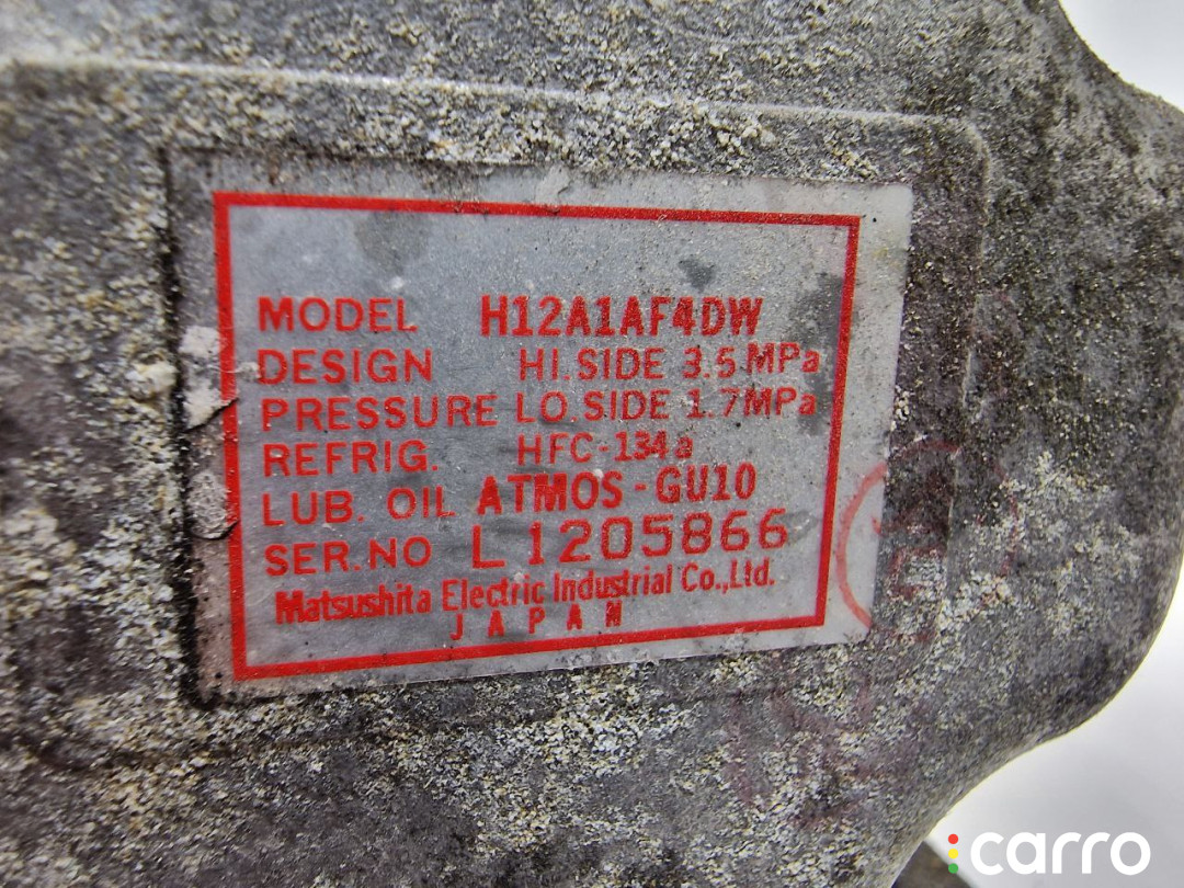 H12A1AF4DW, L1205866 Компрессор кондиционера Mazda 3 2008г. - фото №5