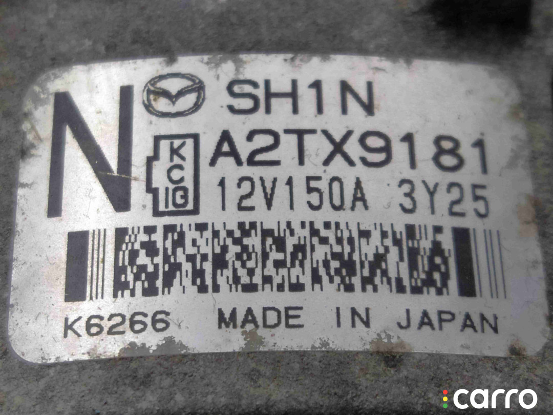 A2TX9181, SH1N Генератор Mazda 6 2014г. - фото №8
