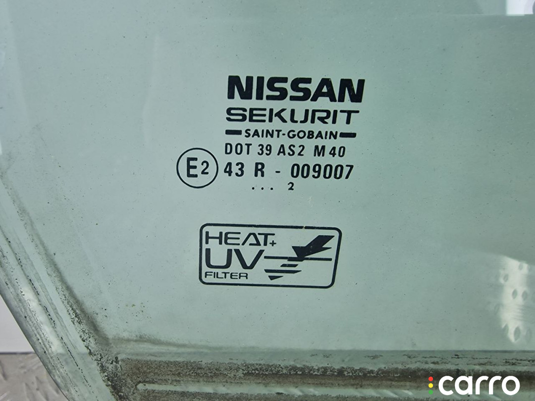 Стекло двери передней правой Nissan Almera 2005г. - фото №2