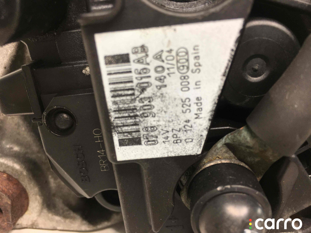 078903016AB, 0124525008 Генератор Audi A4 2004г. - фото №7
