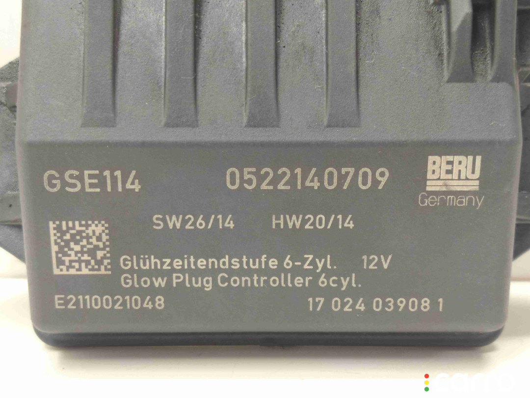 0522140709, E2110021048, GSE114 Реле накала свечей Mercedes ML W164 2008г. - фото №2