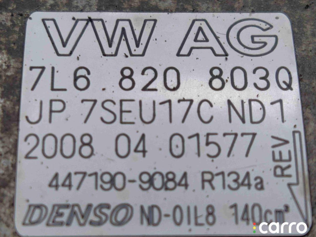 CASA, 7L6820803Q Компрессор кондиционера Audi Q7 2008г. - фото №8