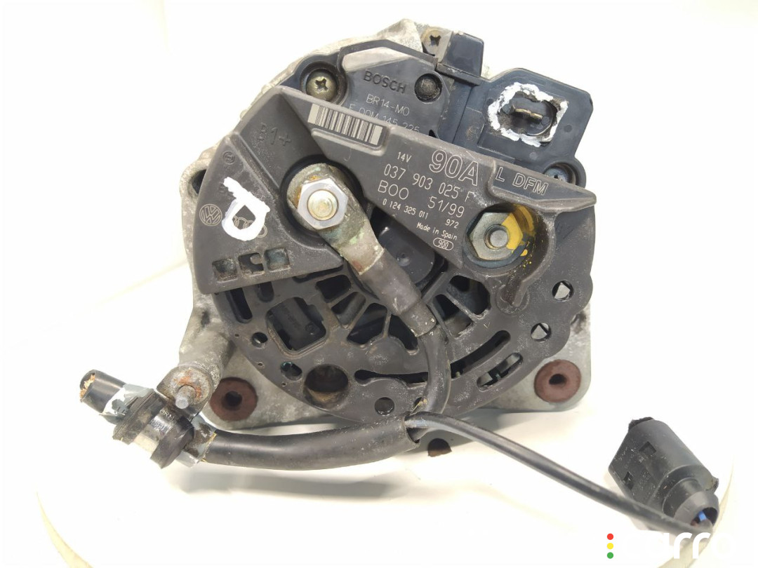 037903025F, 0124325011 Генератор Skoda Fabia 2000г. - фото №4