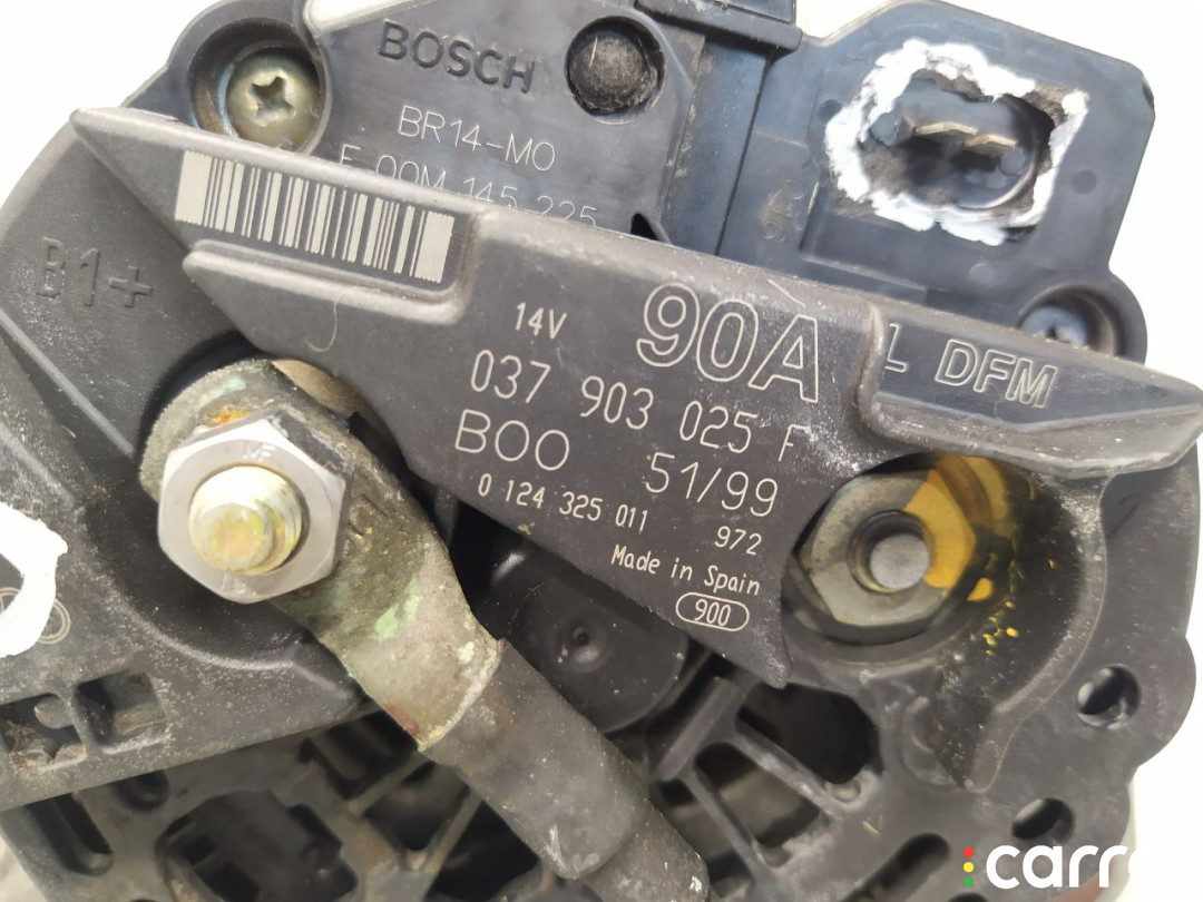 037903025F, 0124325011 Генератор Skoda Fabia 2000г. - фото №5