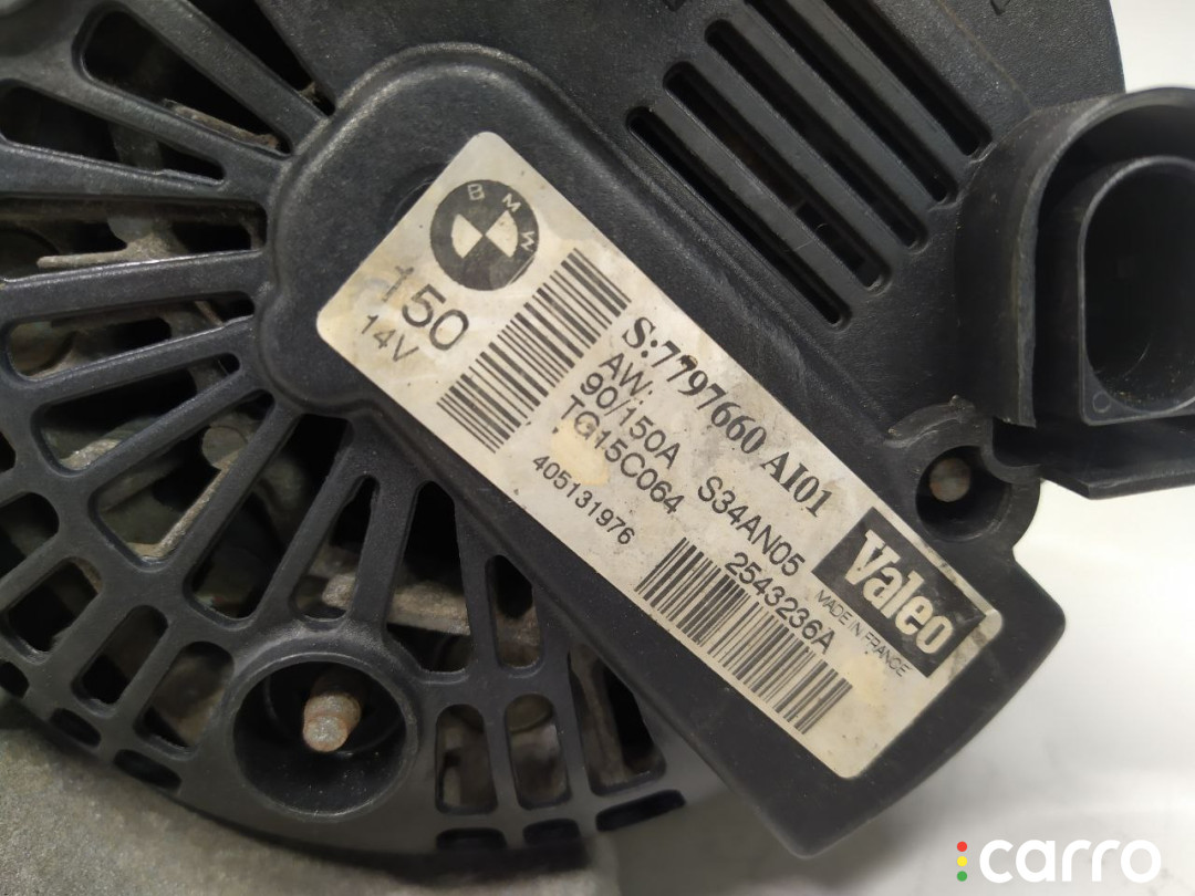 12317797660, 7797660, TG15C064 Генератор BMW X5 E53 2005г. - фото №5