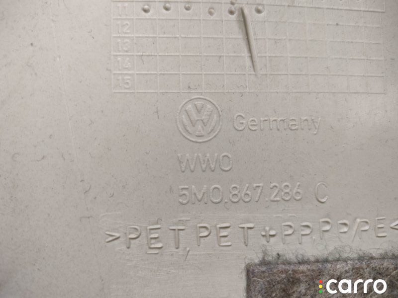 5M0867286S Обшивка стойки Volkswagen Golf Plus 2012г. - фото №8