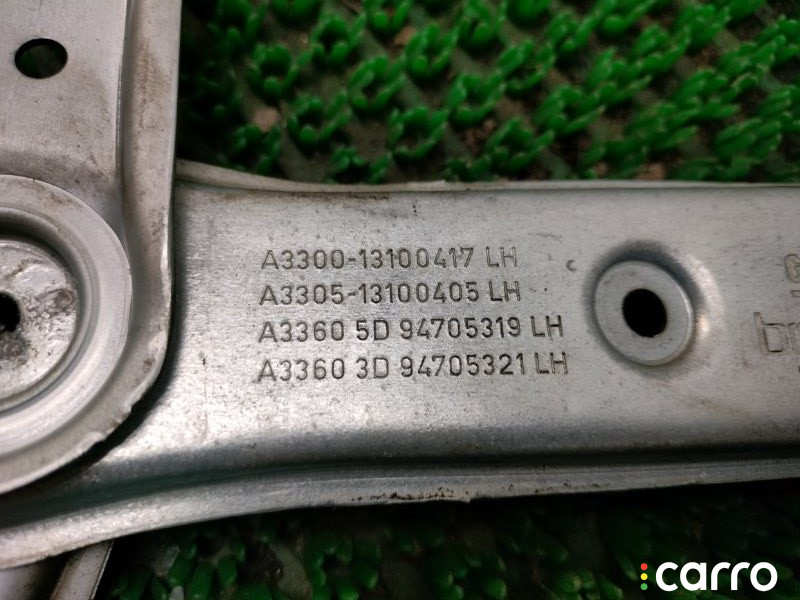 A330013100417, 1301480 стеклоподъемник Opel Astra 2008г. - фото №4