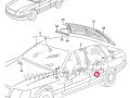 893845025D Стекло двери Audi 80 B3 89/B3 1988г. - фото №6
