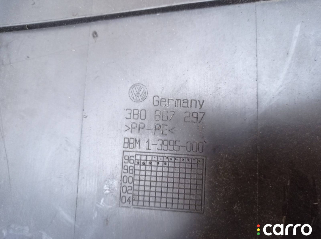 3B0867297 Обшивка стойки левая Volkswagen Passat B5 3B2 1998г. - фото №6