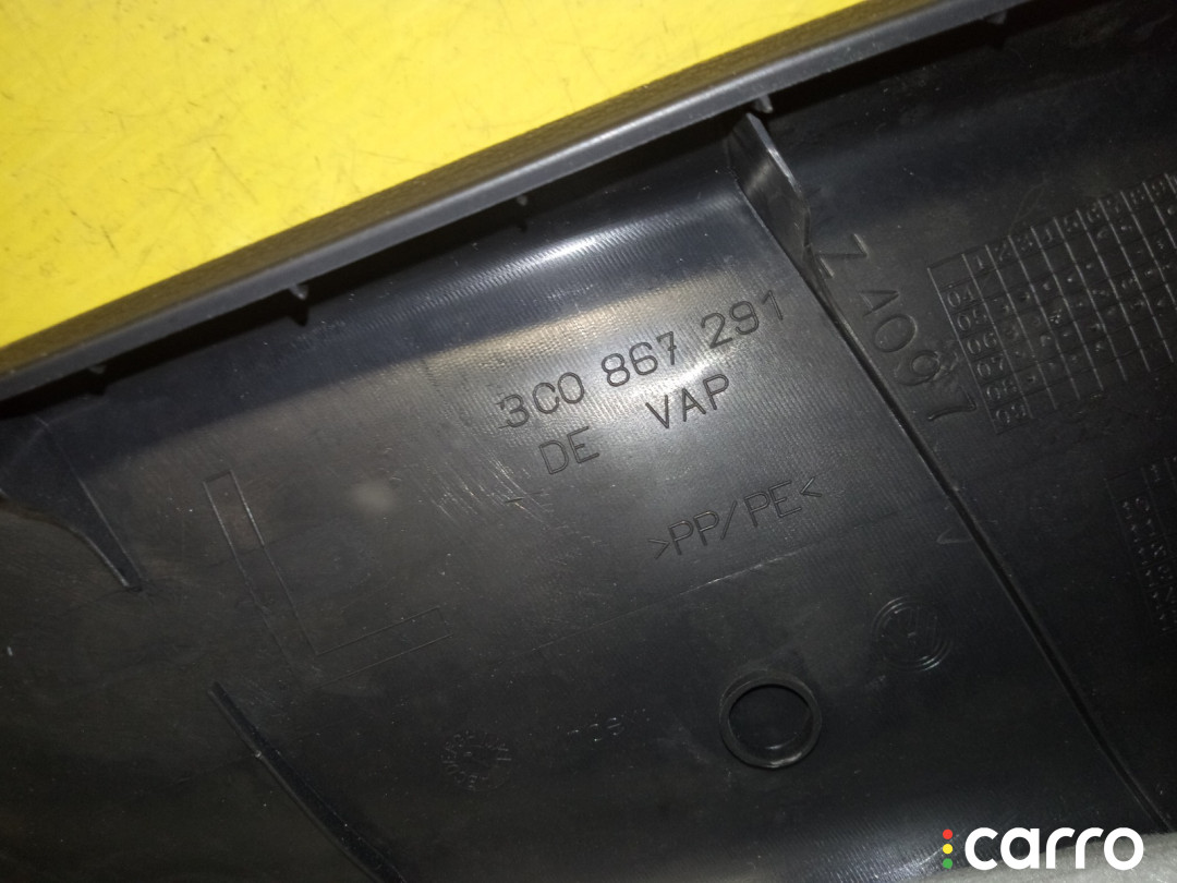 3C0867291 Обшивка стойки левая Volkswagen Passat B6 3C5 2008г. - фото №7