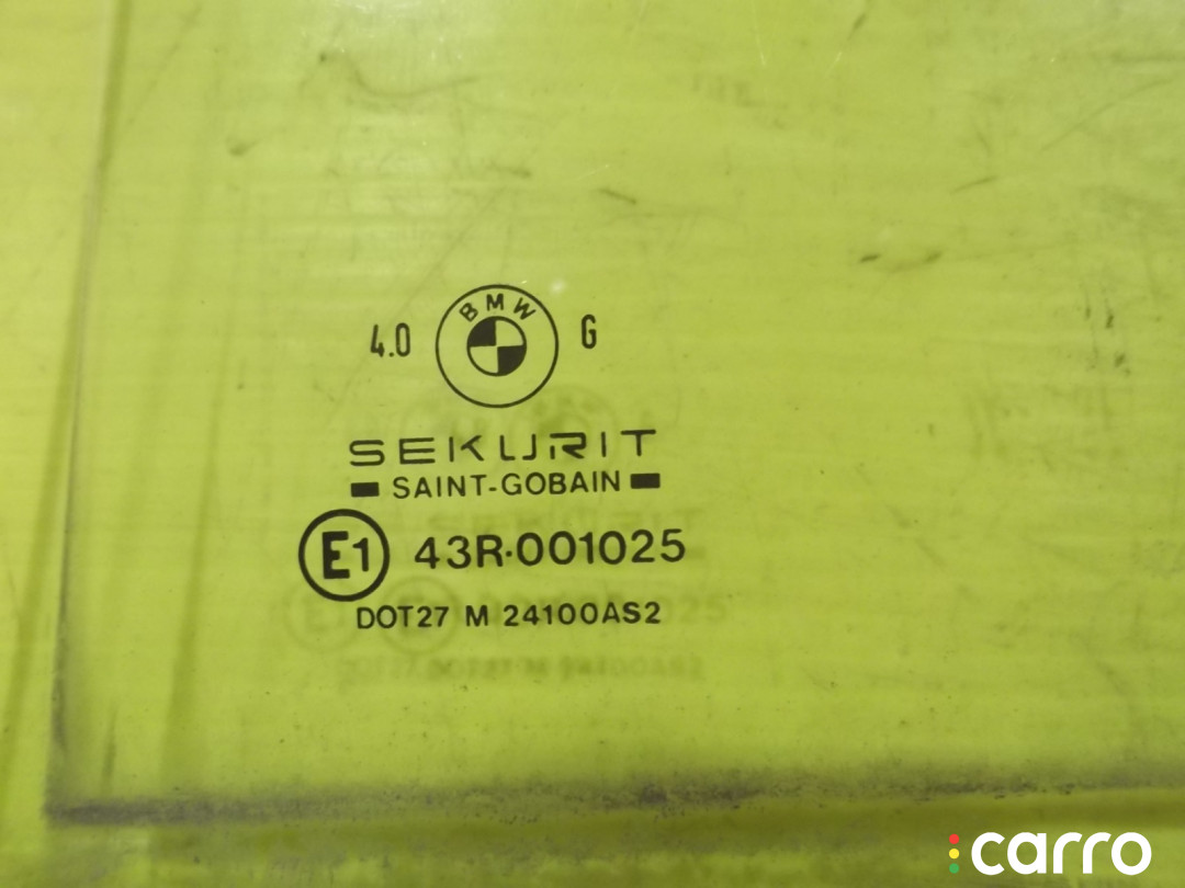51341944087 Стекло двери заднее левое BMW 5-series E34 1990г. - фото №5