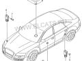 8P0955557 Датчик AIR BAG Audi A4 B7 8EC 2005г. - фото №4