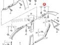 8E5867245 Обшивка стойки задняя левая Audi A4 B6 8E2 2001г. - фото №7