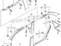 8E0867239 Обшивка стойки левая Audi A4 B6 8EC 2003г. - фото №5
