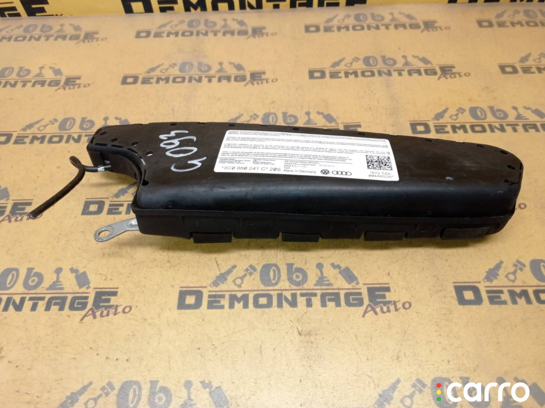 3C0880241C Подушка безопасности левая Volkswagen Passat B6 3C2 2010г. - фото №2