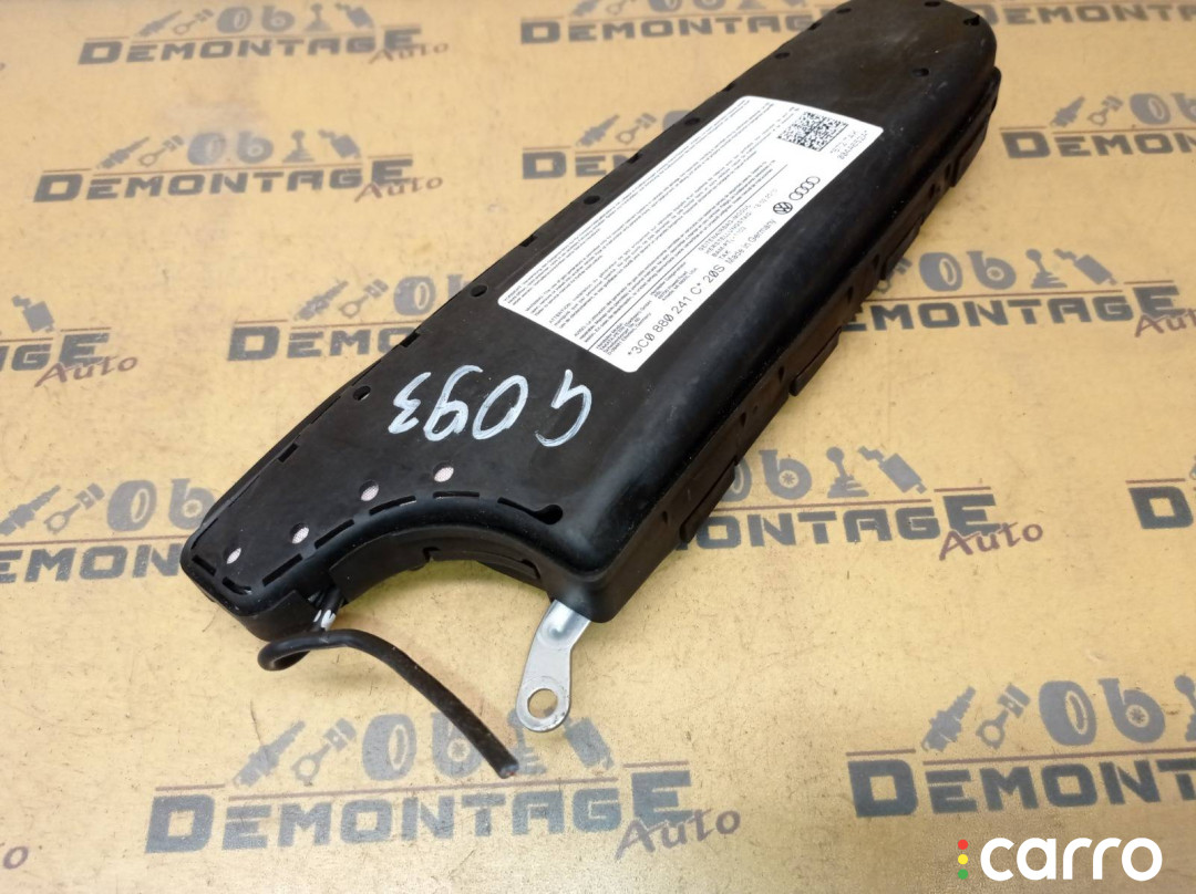 3C0880241C Подушка безопасности левая Volkswagen Passat B6 3C2 2010г. - фото №5